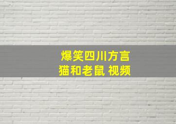 爆笑四川方言猫和老鼠 视频